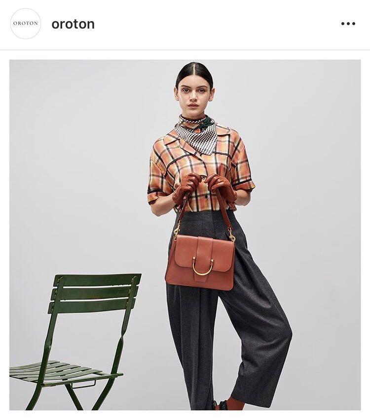 Oroton solo sale medium satchel