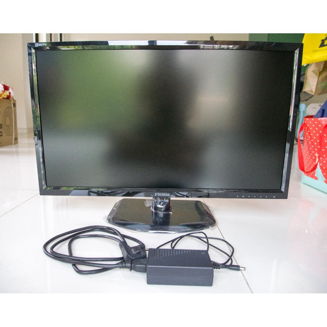 US in Stock* PRISM M280PU PRO 28/" UHD 4K 3840x2160 FreeSync 1ms Gaming Monitor