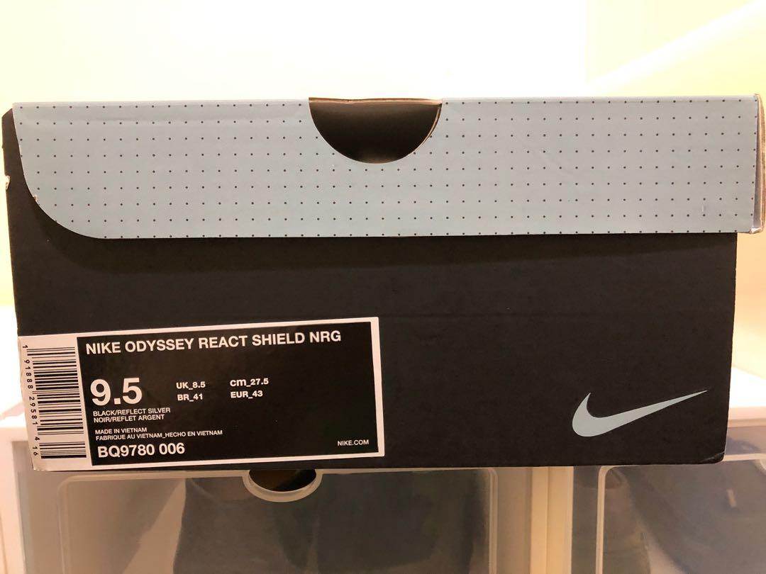 Rare new in box Nike Odyssey React Shield NRG Men s Fashion Footwear Sneakers on Carousell