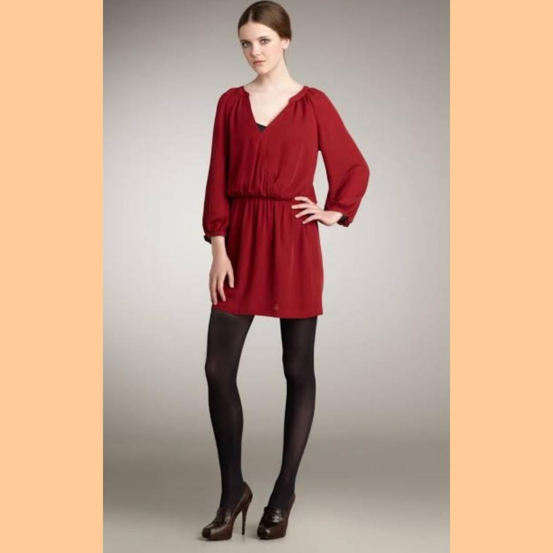 joie red dress