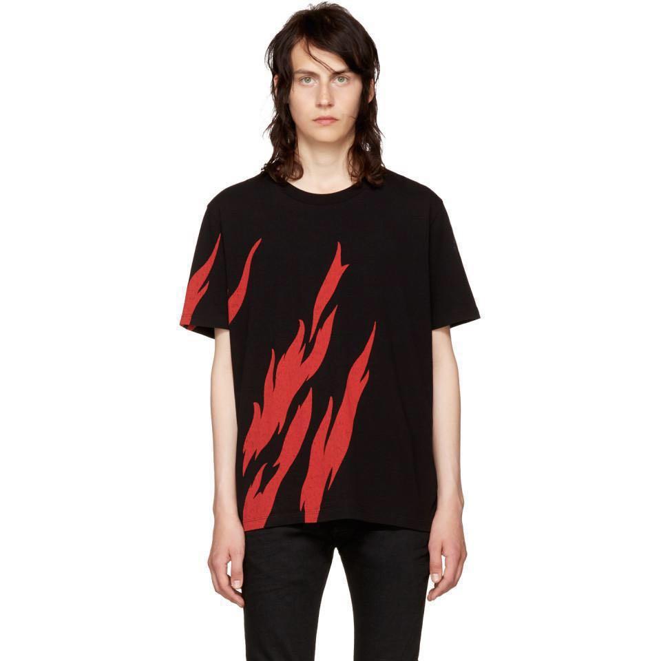 Saint laurent 2025 flame shirt