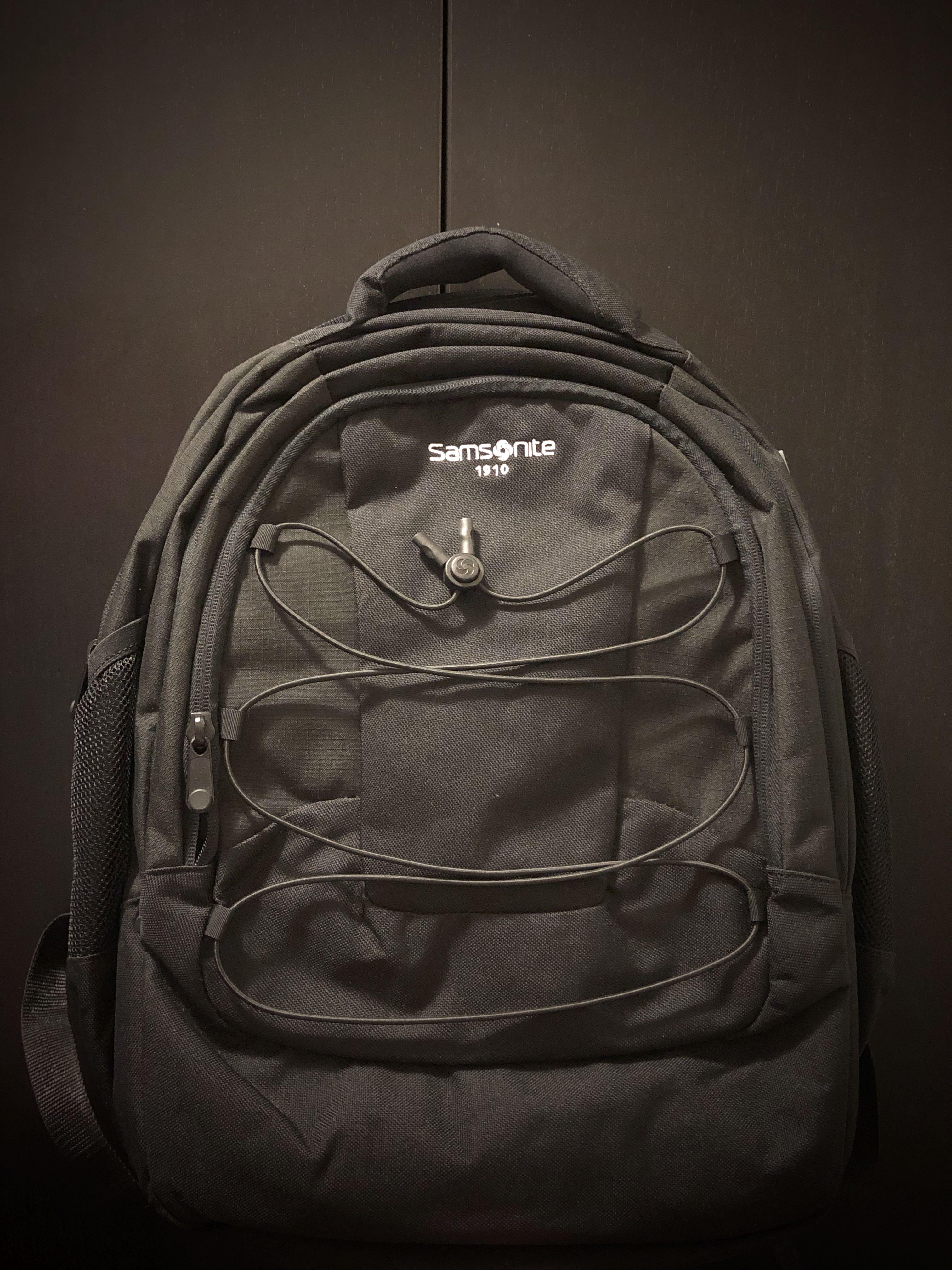 SAMSONITE 1910 LAPTOP BACKPACK BLACK Carousell
