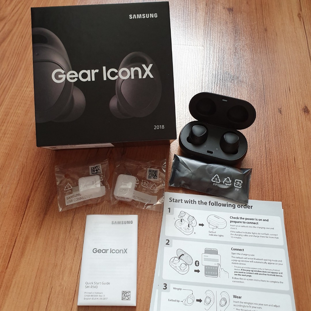 Samsung Gear Iconx 2018 Black Electronics Audio On Carousell