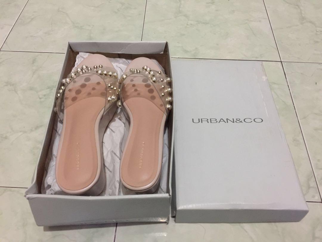 Sandal Urban N Co Size 39 Fesyen Wanita Sepatu Di Carousell