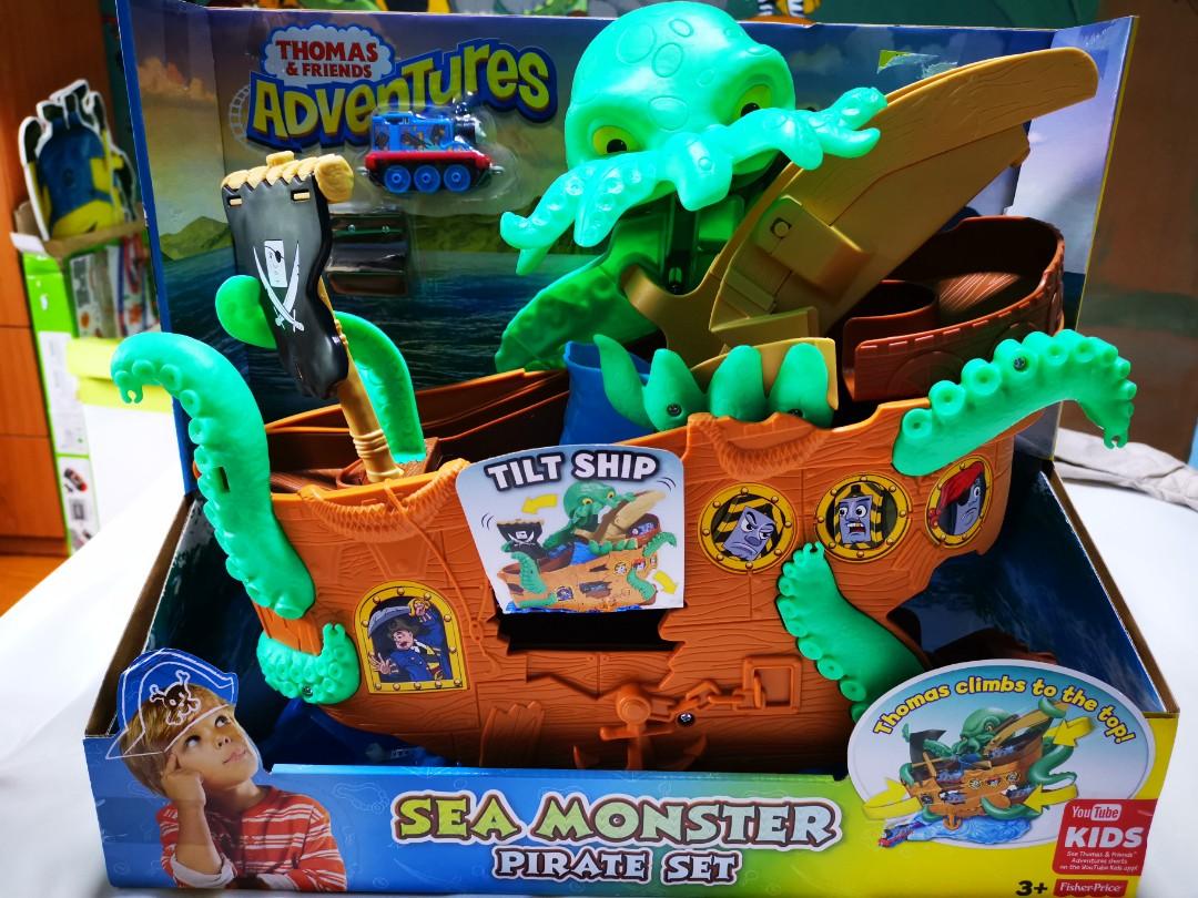 thomas sea monster pirate set