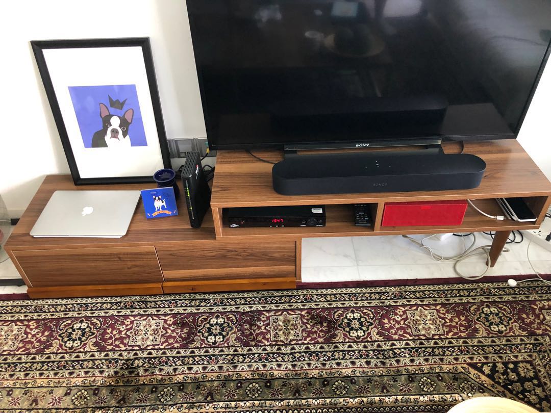 TV Console like new, modular, perfect for smaller apartment