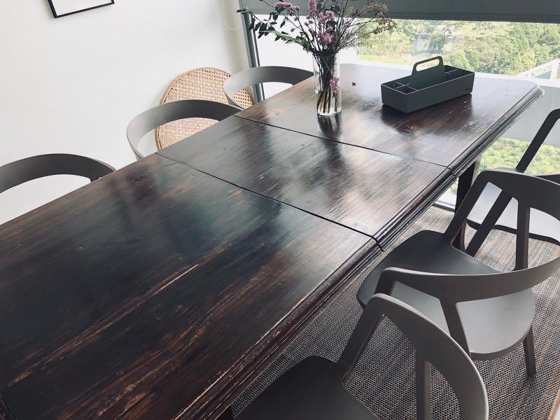 Vintage Dining Table Furniture Tables Chairs On Carousell