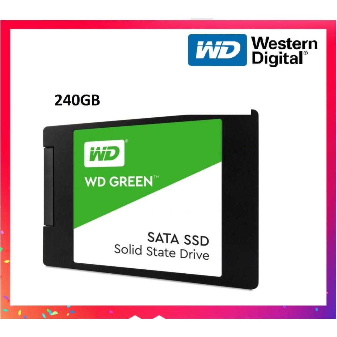 WD Green SATA SSD 2.5”/7mm cased
