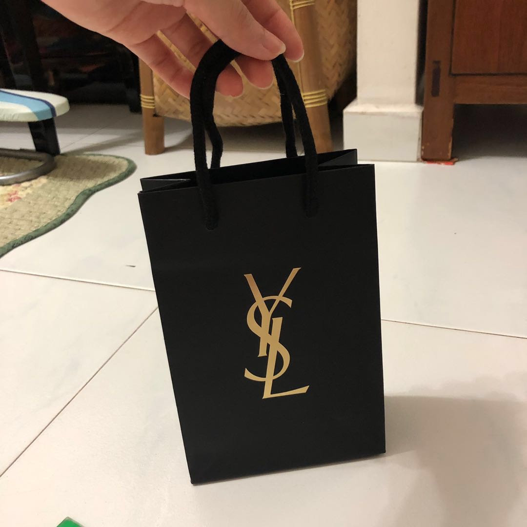 YSL Beauty Paper Bag, Luxury, Bags & Wallets on Carousell