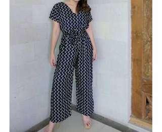 Blue jumpsuit