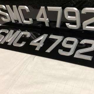 3D Metallic Carplate