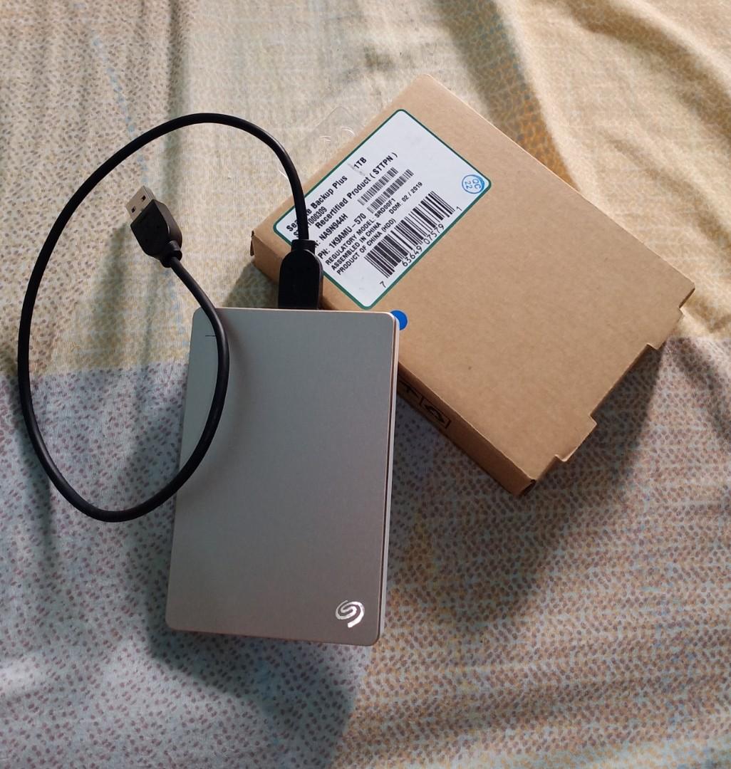 1TB Seagate External Hard Drive, Computers & Tech, Parts & Accessories