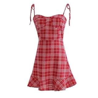Tartan Plaid Printed Print Dress #SnapEndGame