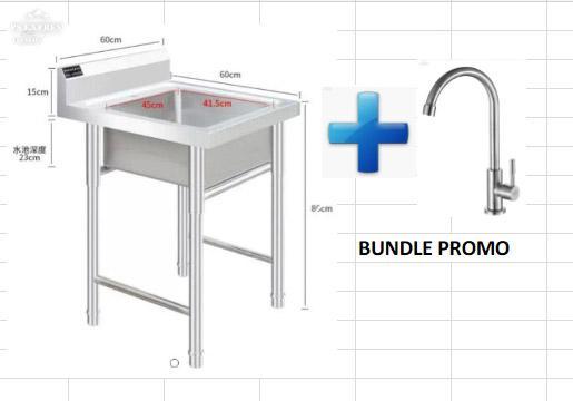 304 Stainless Steel Stand Alone Kitchen Sink Bundle Promo Furniture Others On Carousell Enjoy free shipping on most stuff, even big stuff. carousell