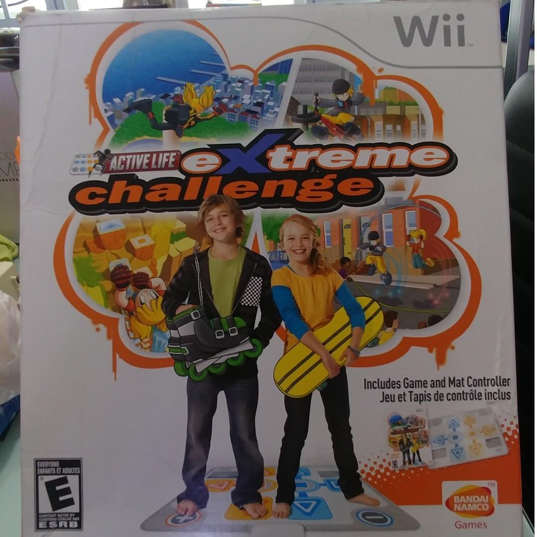 Active Life Extreme Challenge Bundle With Mat Nintendo Wii