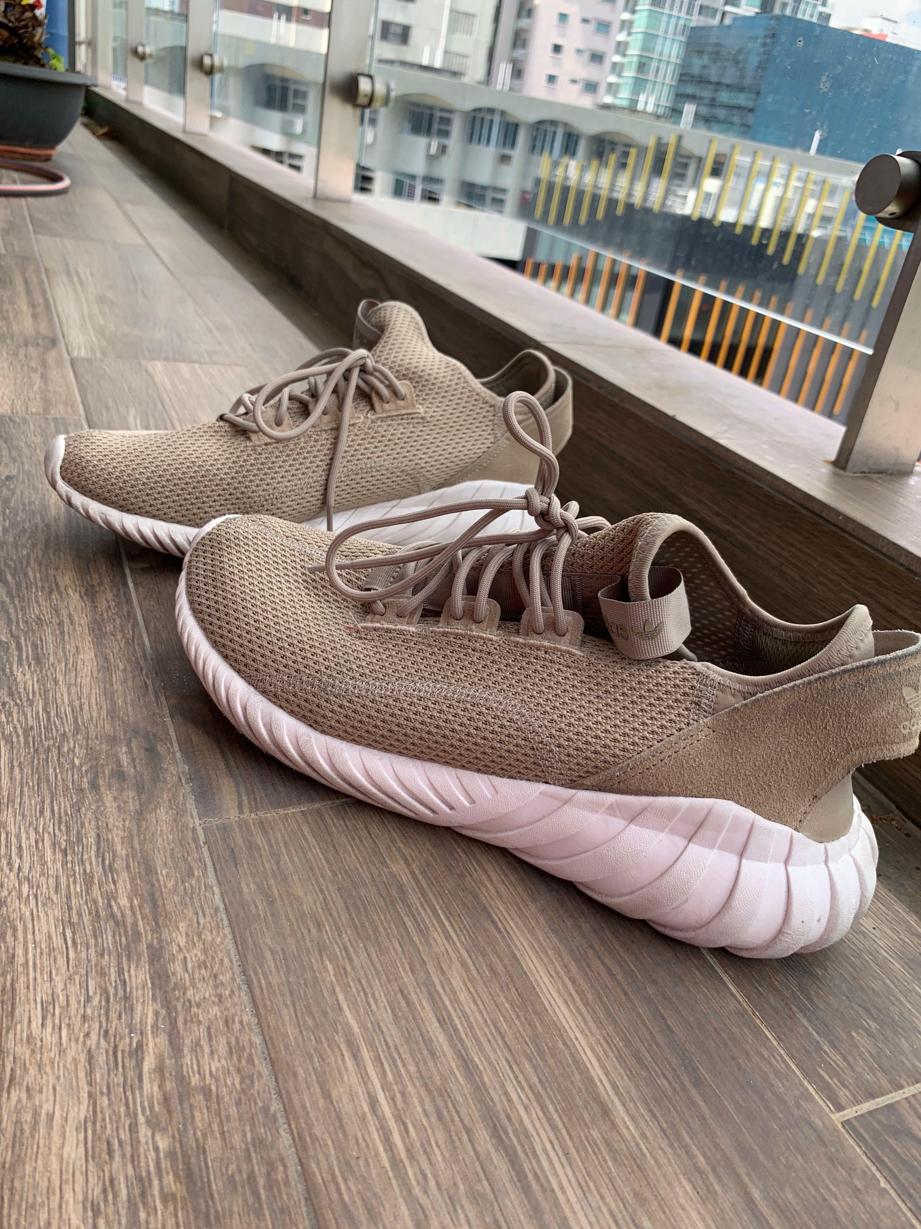 adidas tubular doom sock tan