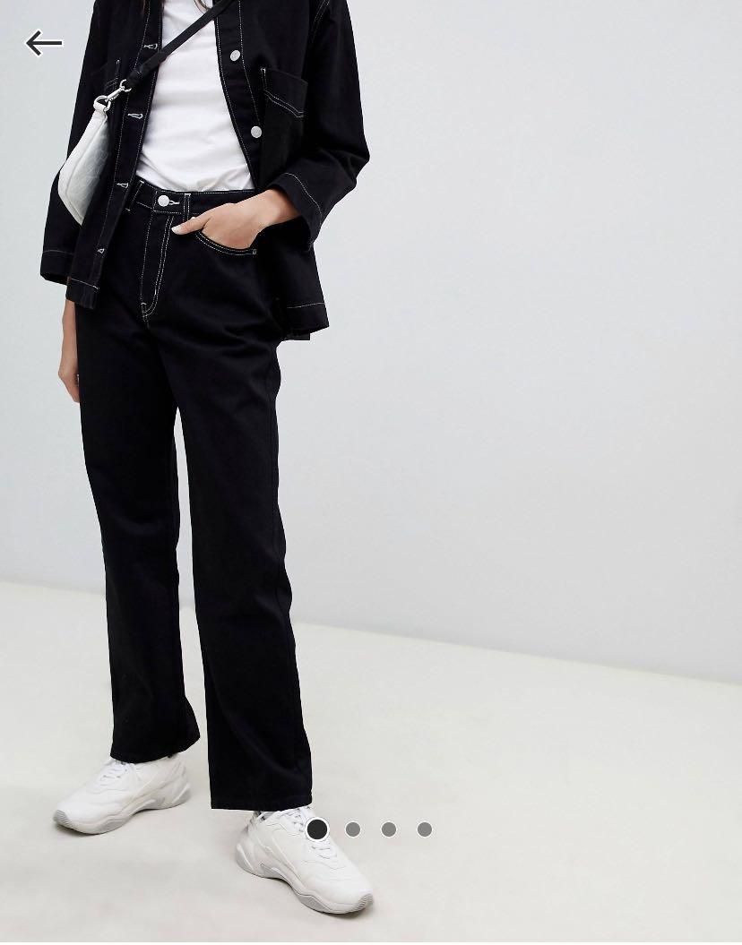 weekday wide leg jeans