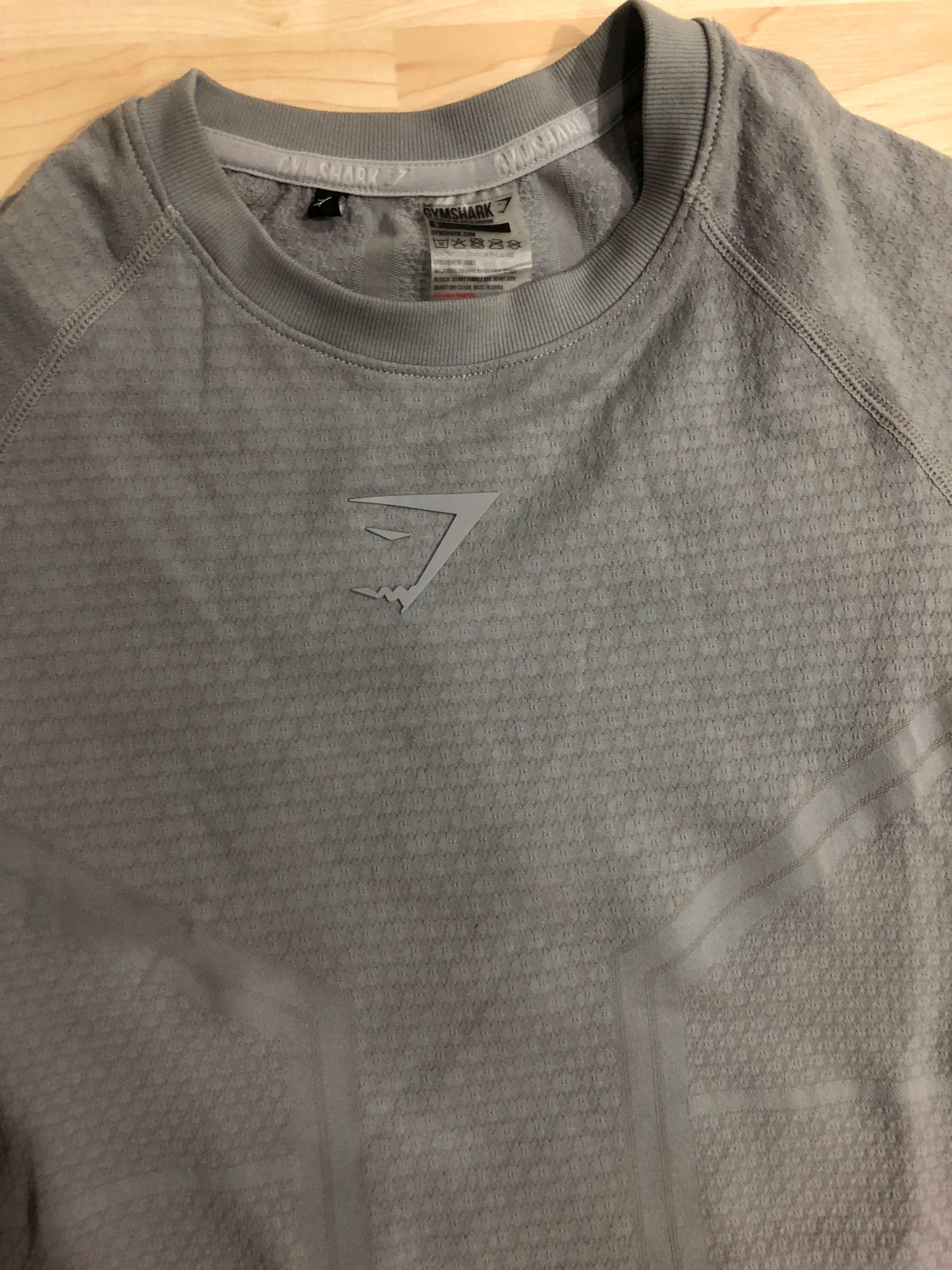 Gymshark, Shirts, Rare Grey Gymshark Onyx V2 Shirt