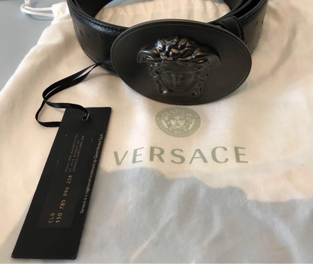 Versace belt sale top