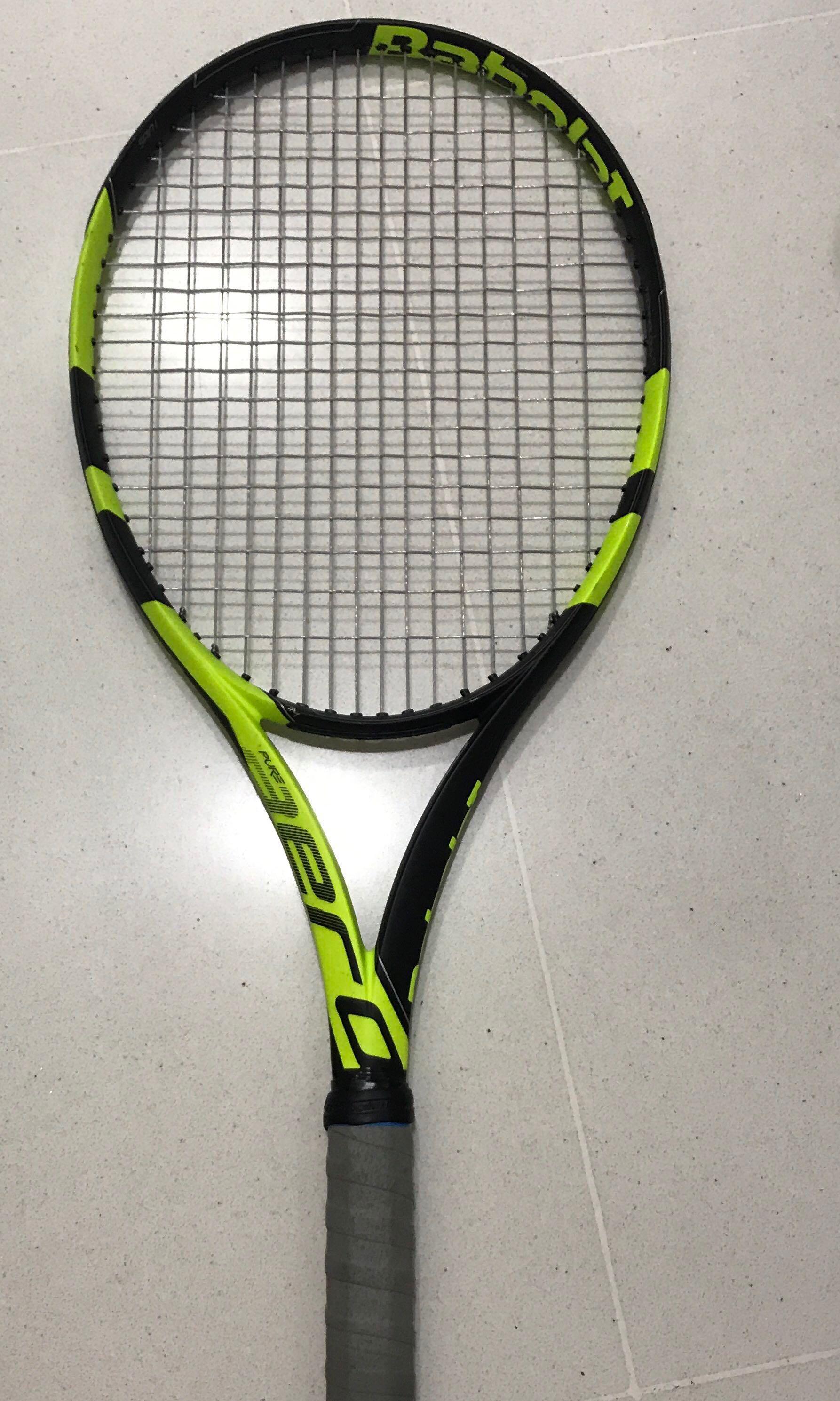Babolat Pure Aero Team, Sports Equipment, Sports & Games, Racket & Ball ...