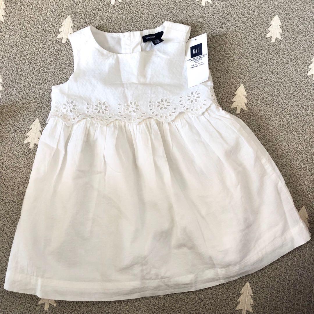 Baby Gap white Dress 18 24months