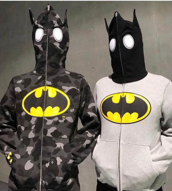 Bape X DC Batman Hoodie XL