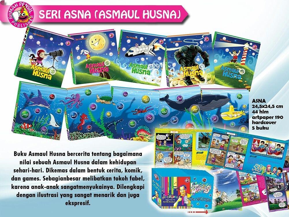 Best Seller Buku Anak Muslim Asmaul Husna Rumah Pensil