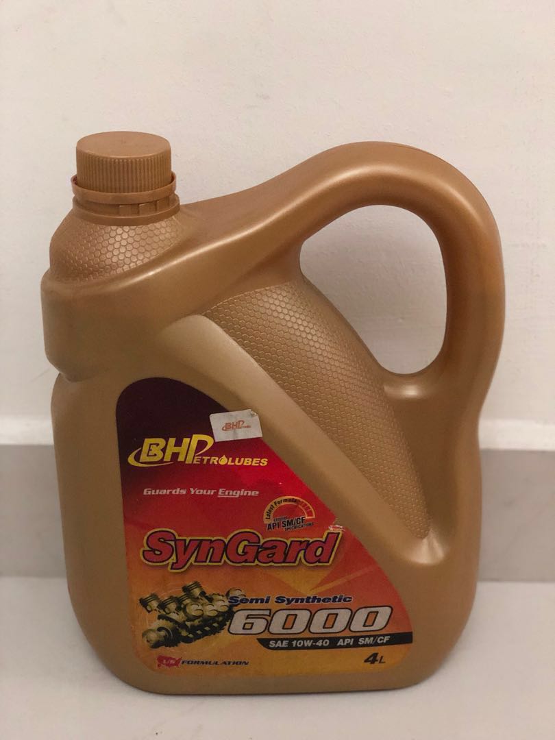 Bhp Engine Oil Semi Synthetic 6000 Auto Accessories On Carousell