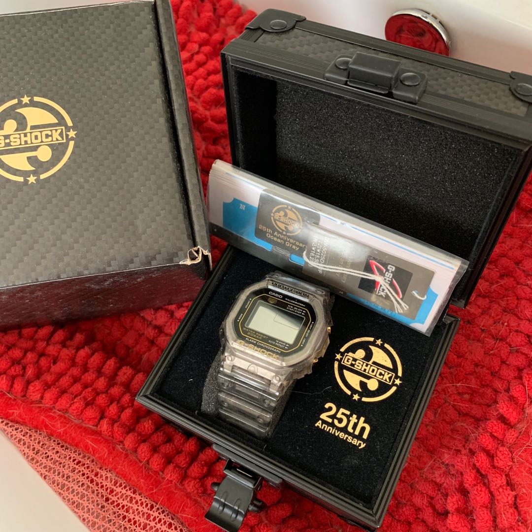 BNIB G-SHOCK DW-5025D-8JF OCEAN GRAY 25TH ANNIVERSARY, Women