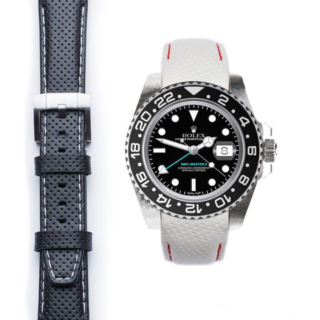 Brand New Everest Band Racing Leather Strap With Tang Buckle For