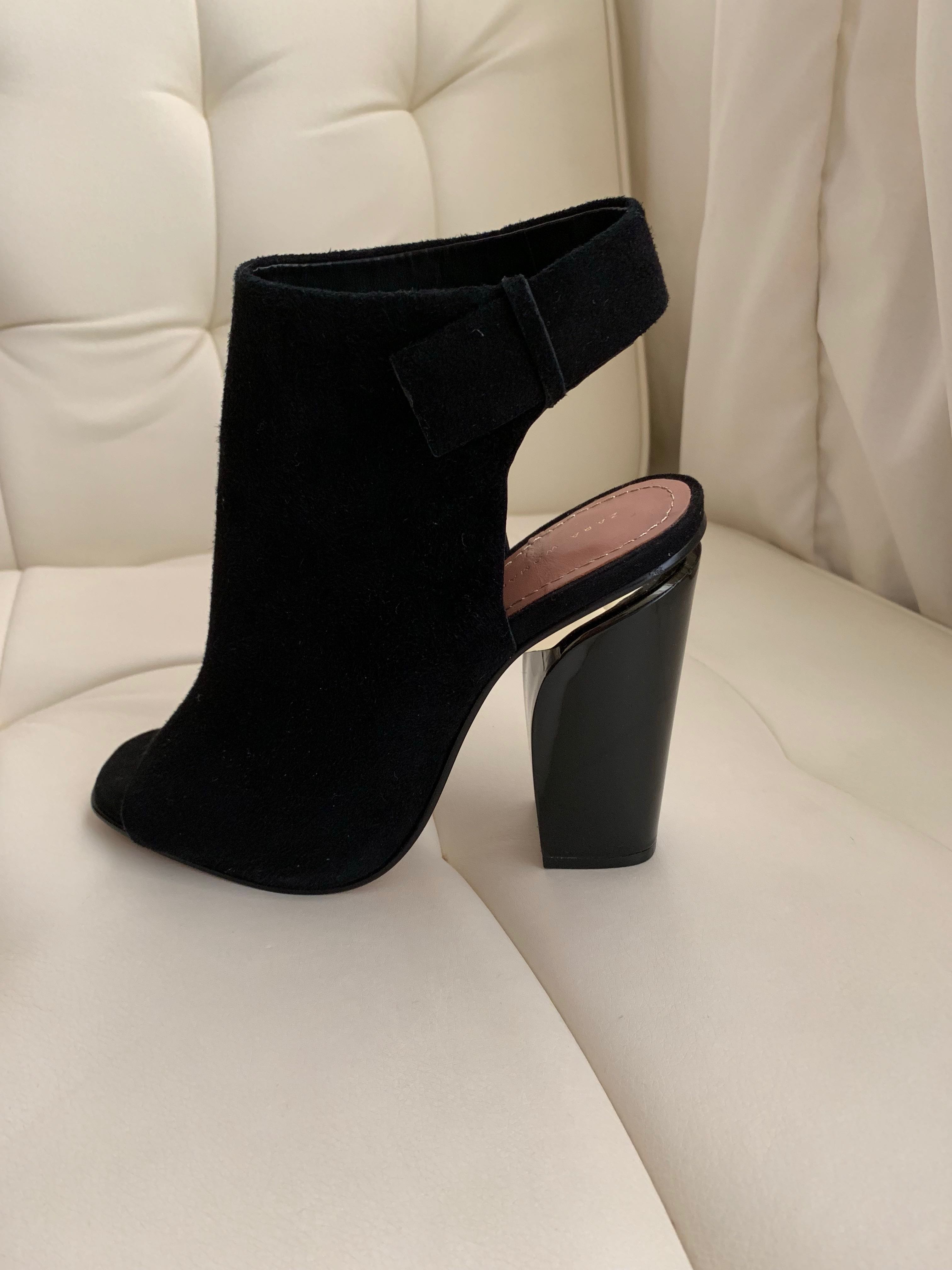 leather bootie sandals