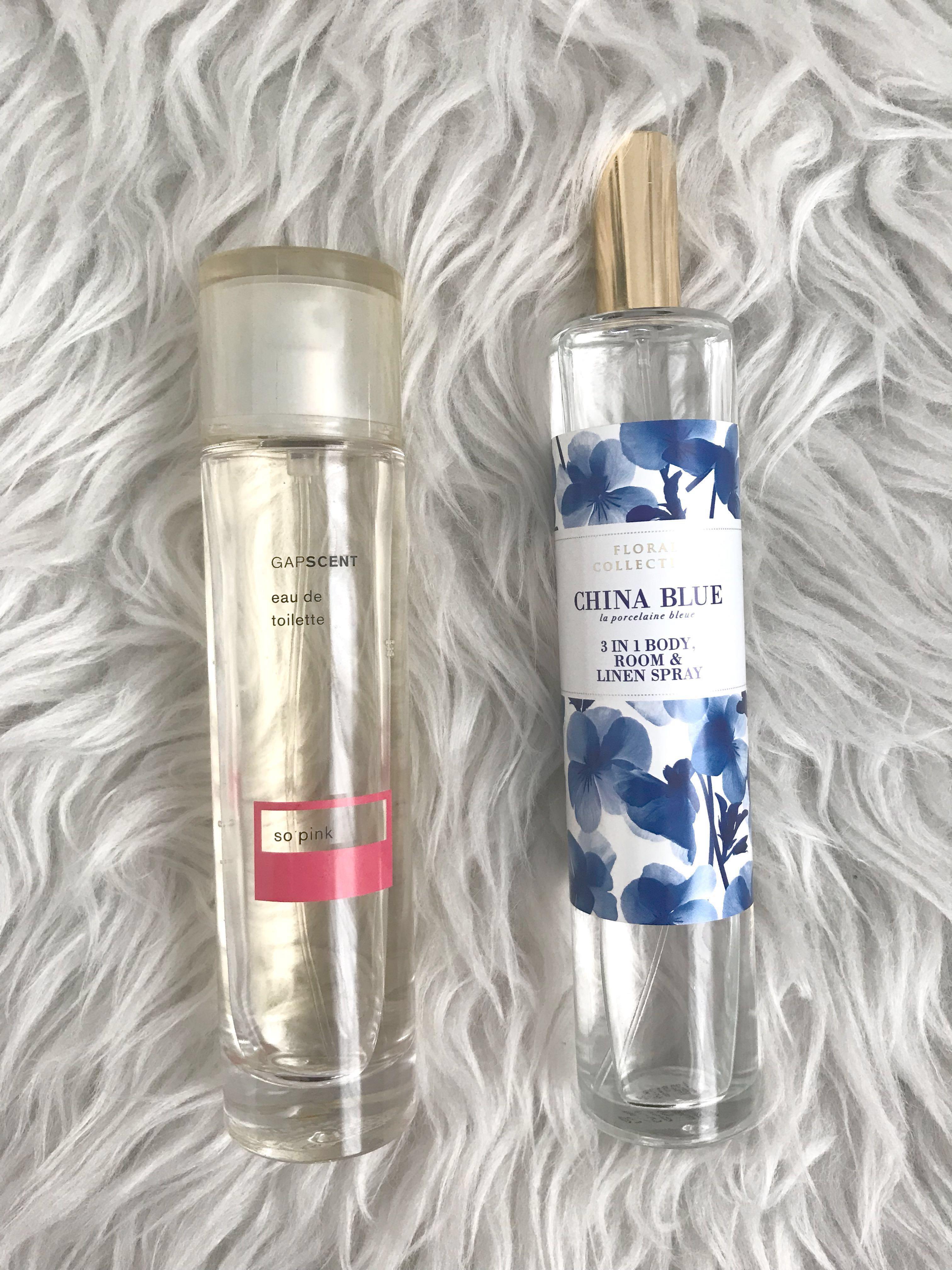 Sesión plenaria botón pasos BUNDLE: Gap Scent So Pink and M&S Beauty China Blue Perfume, Beauty &  Personal Care, Fragrance & Deodorants on Carousell