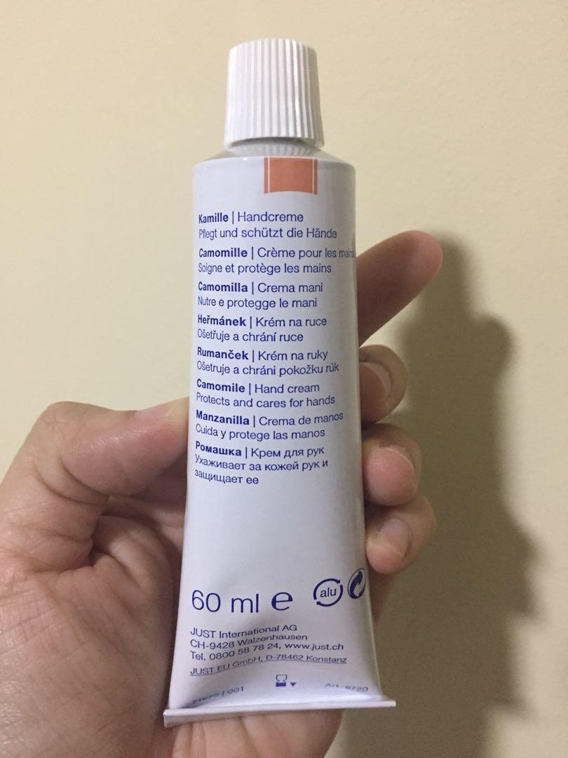 just chamomile hand cream