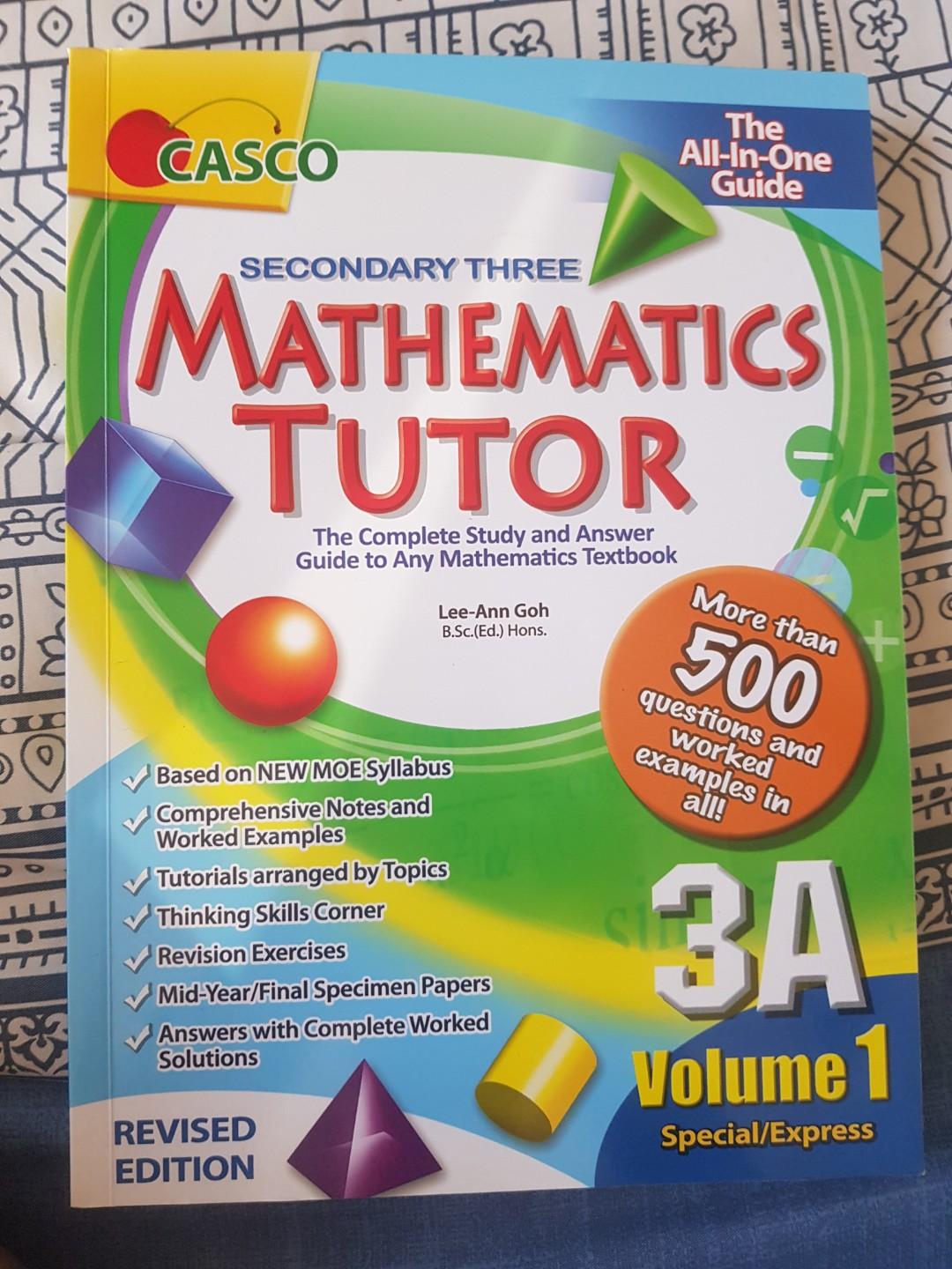Casco Mathematics Tutor 1a Workbook Books Stationery Textbooks