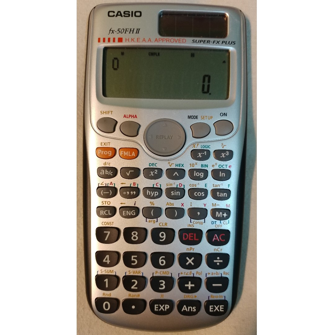 Casio 50fh ii clearance