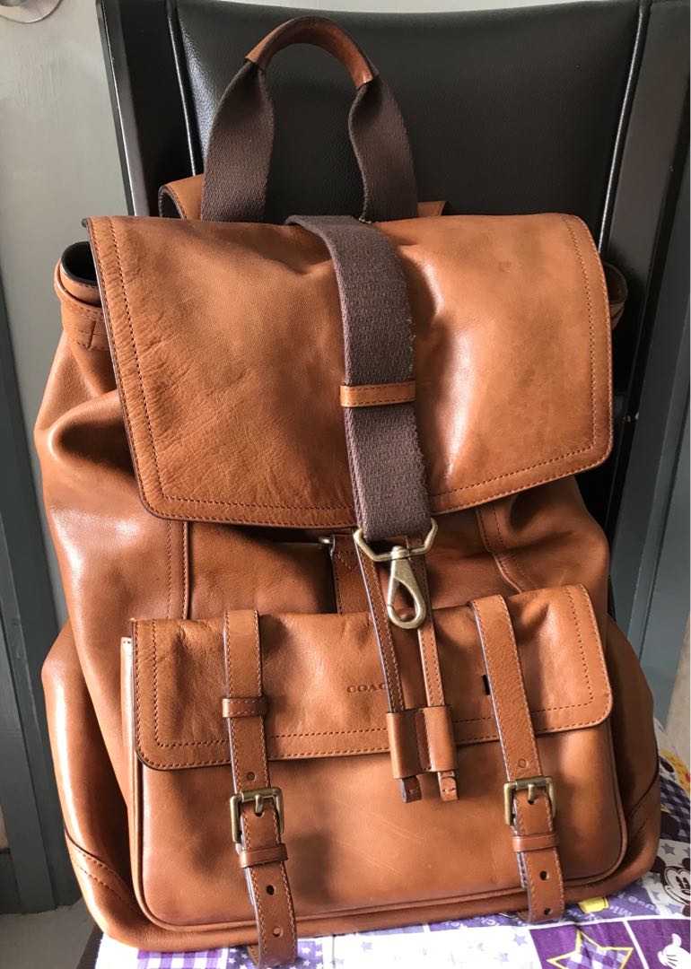 Coach leather bleecker backpack Clearance