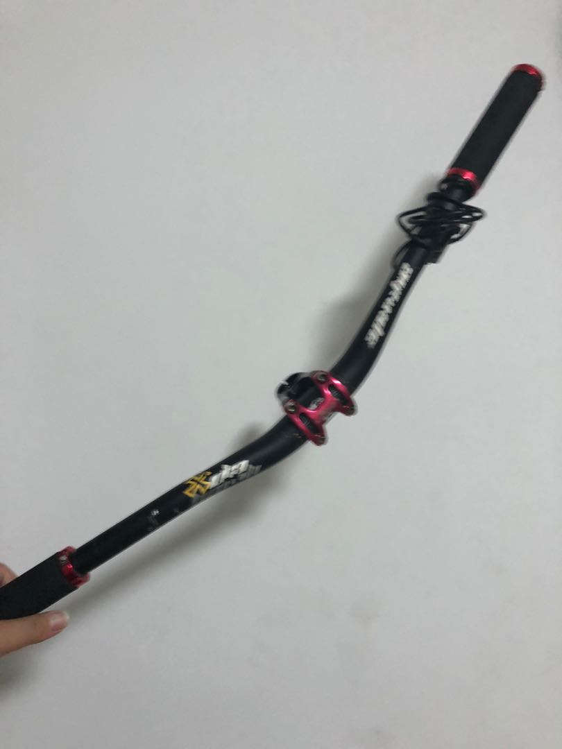 Dabomb Apache Handlebar and Krsec Stem Sports Equipment
