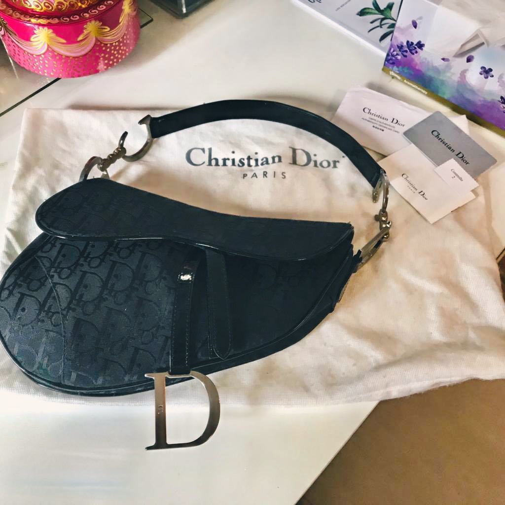 dior saddle bolsa authenticity card
