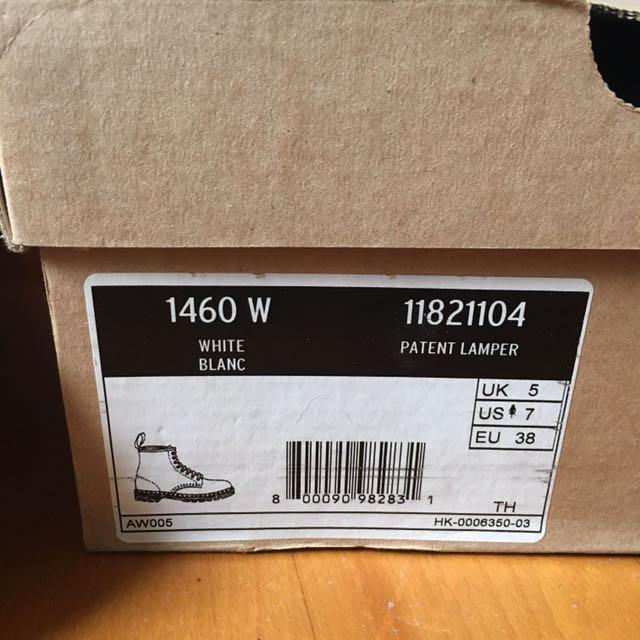 dr martens 1460 white patent