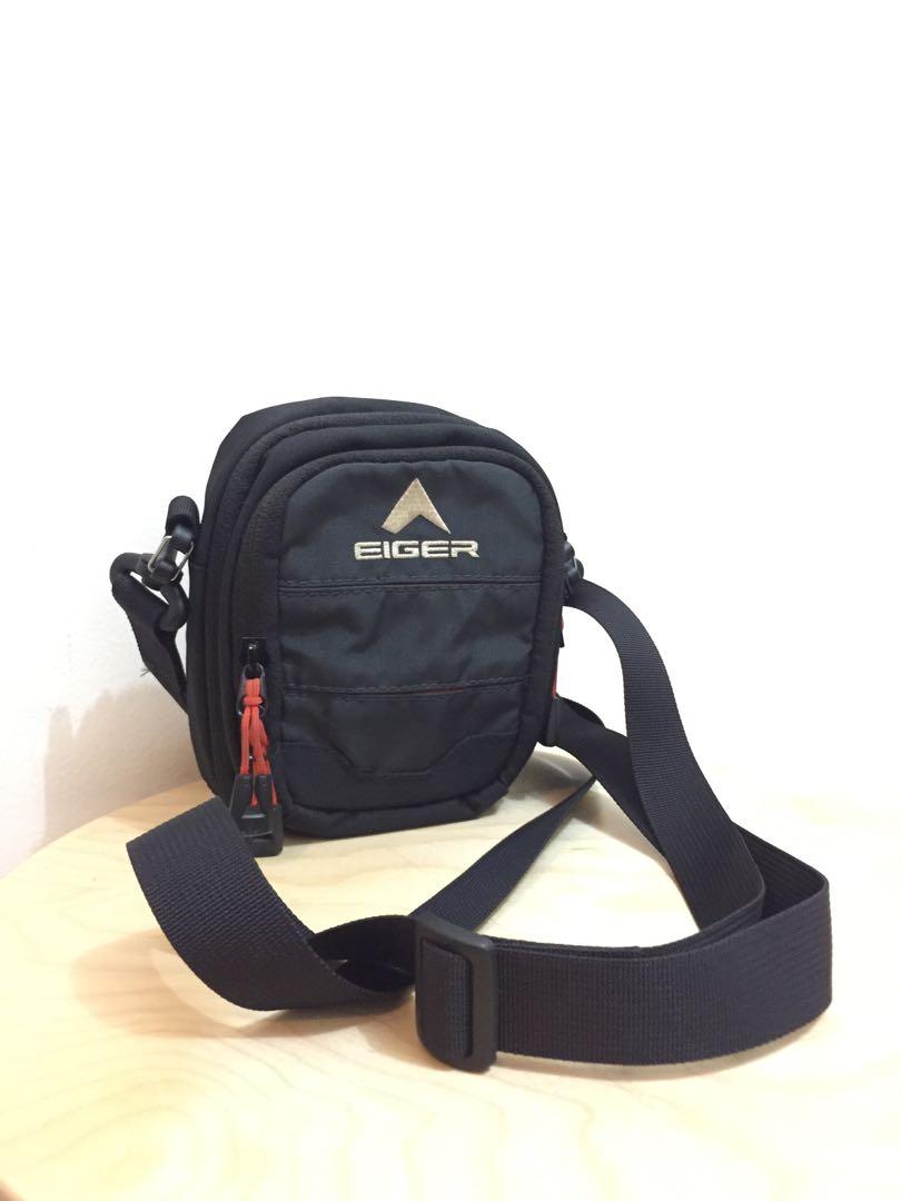 Eiger Mini Sling Bag Outdoor Tas Selempang Kecil Fesyen Pria Tas Dompet Tas Selempang Di Carousell