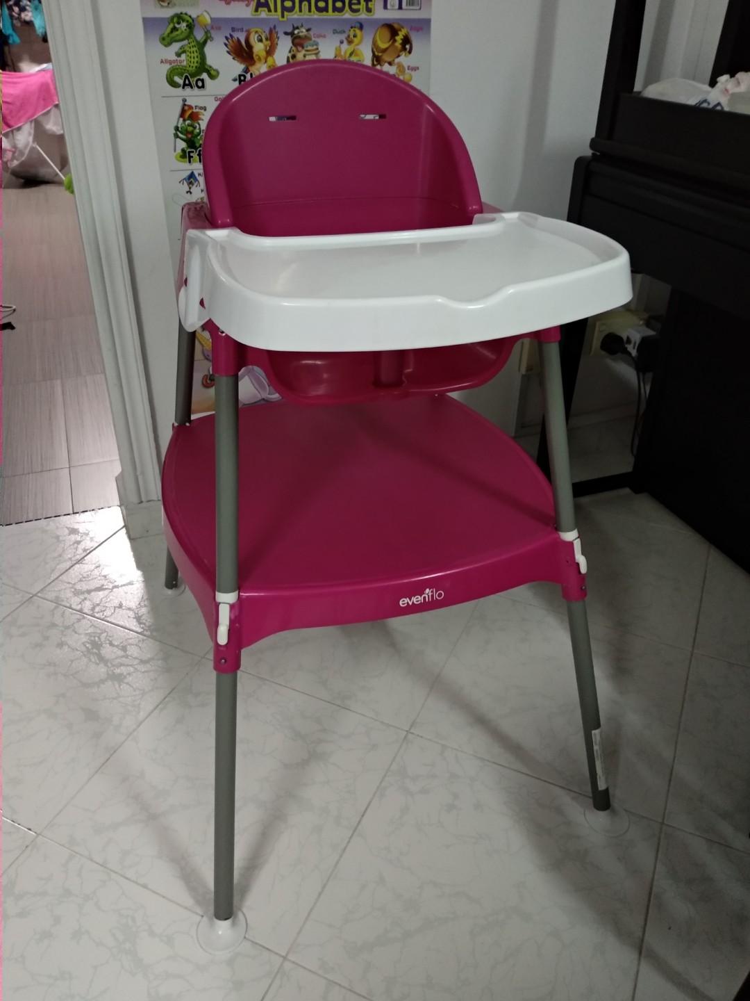 Evenflo convertible high shop chair dottie rose