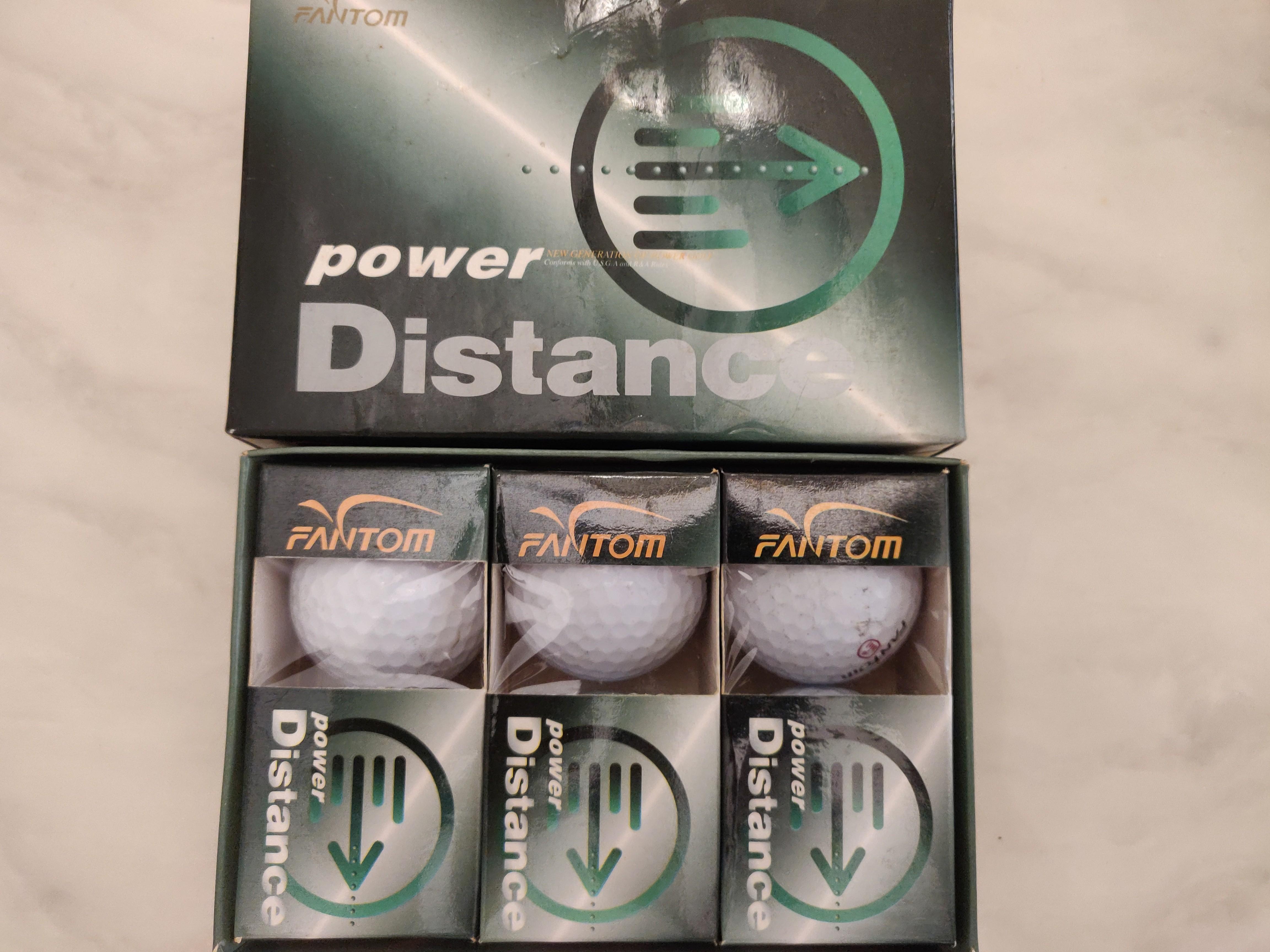 Fantom Power Distance golf balls, Sports Equipment, Sports & Games