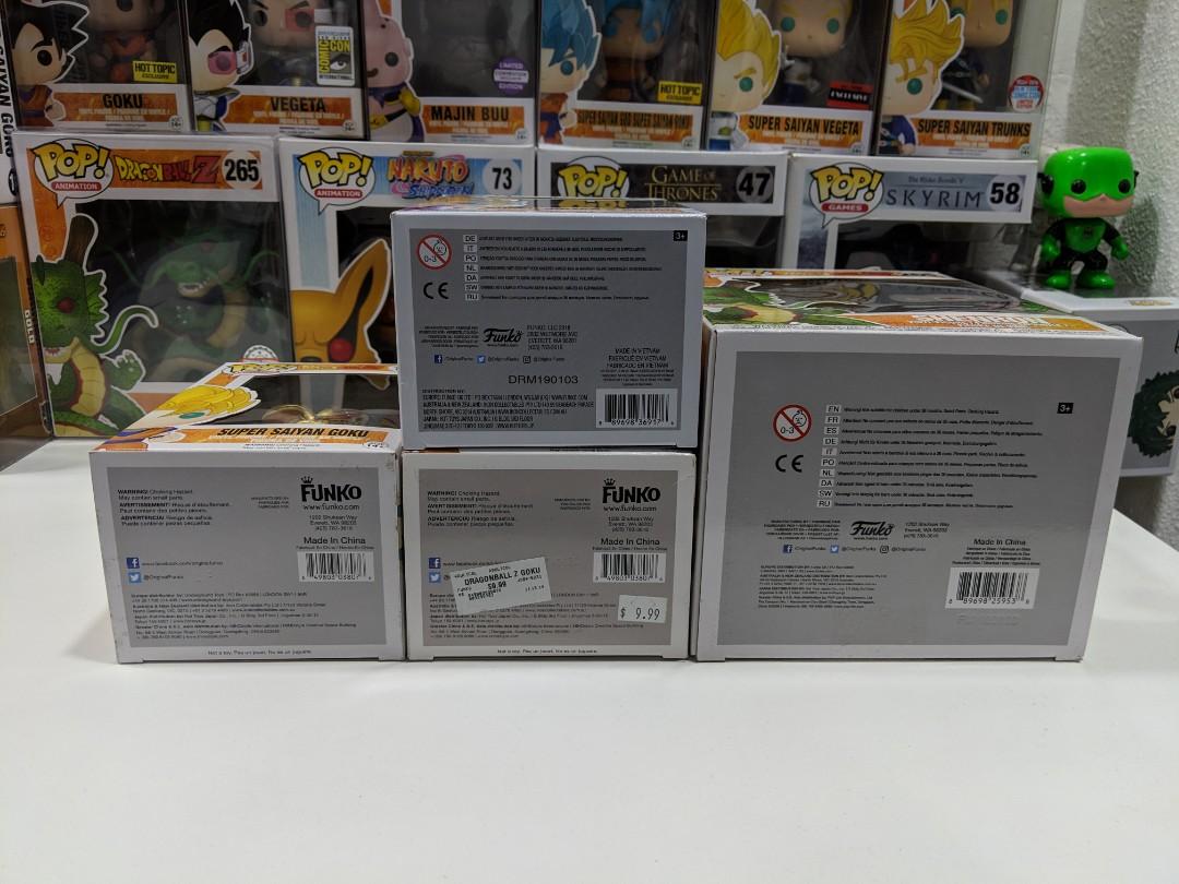 Funko Pop Dragonball Lot Toys Games Bricks Figurines On