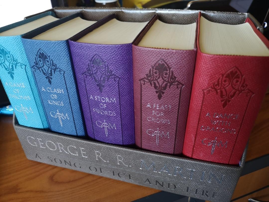 Game Of Thrones Leather Cloth Boxed Set Books Stationery