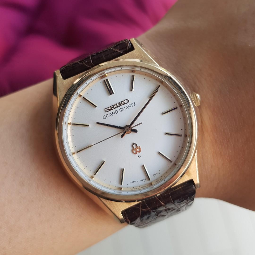 Grand Seiko Quartz 4840-8041, Men's Fashion, Watches & Accessories, Watches  on Carousell