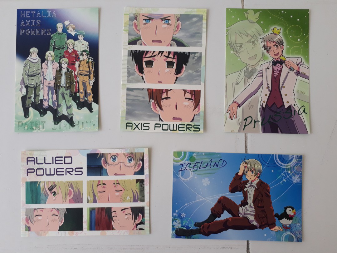 Wallpaper Hetalia Aph Collectible Postcards Endgameyourexcess Books For Android