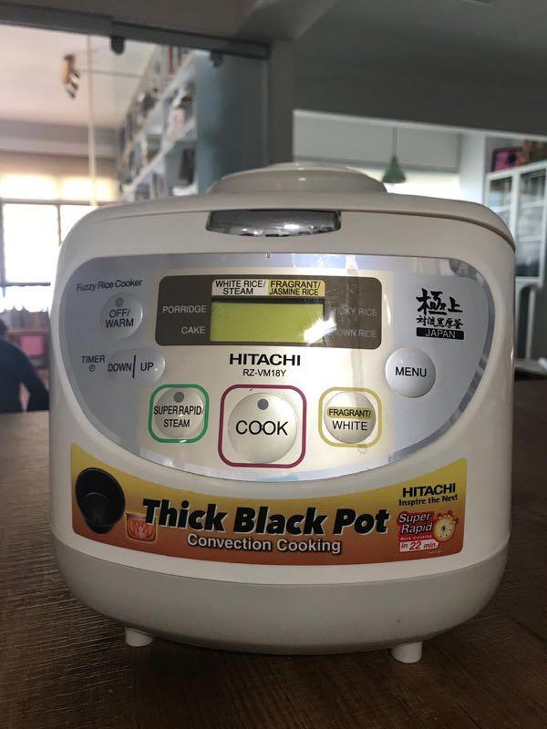 Hitachi Rice Cooker, TV & Home Appliances, Kitchen Appliances, Cookers