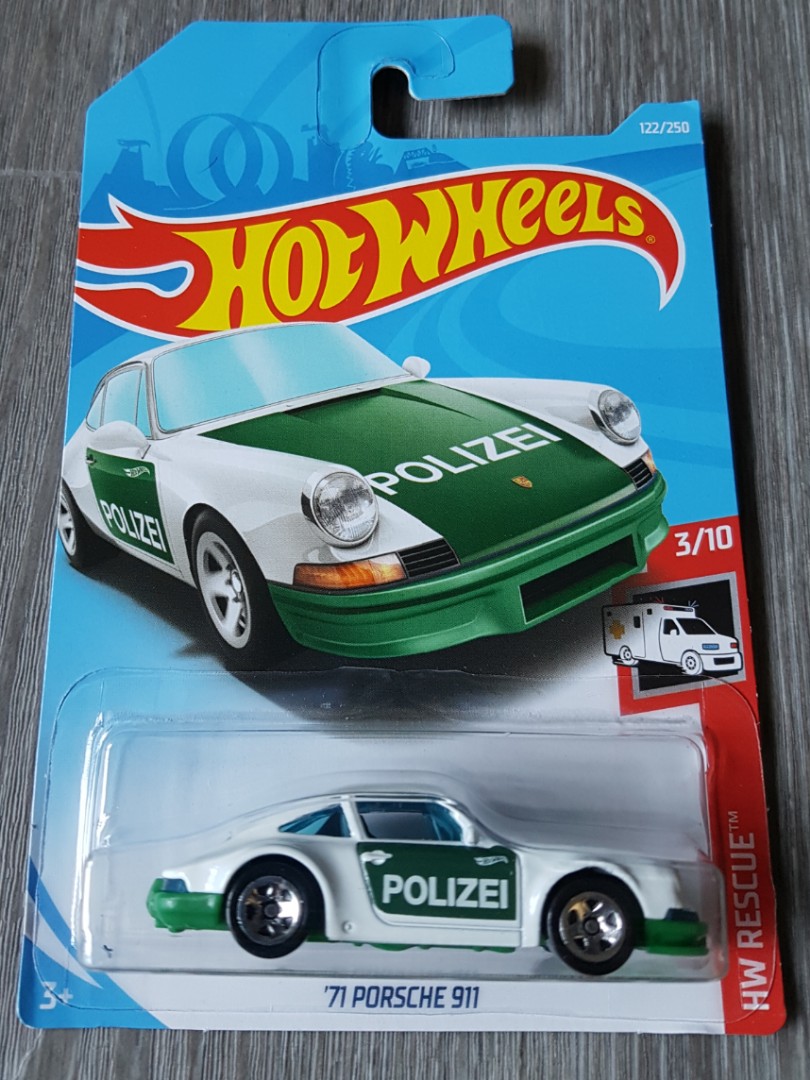 hot wheels porsche polizei