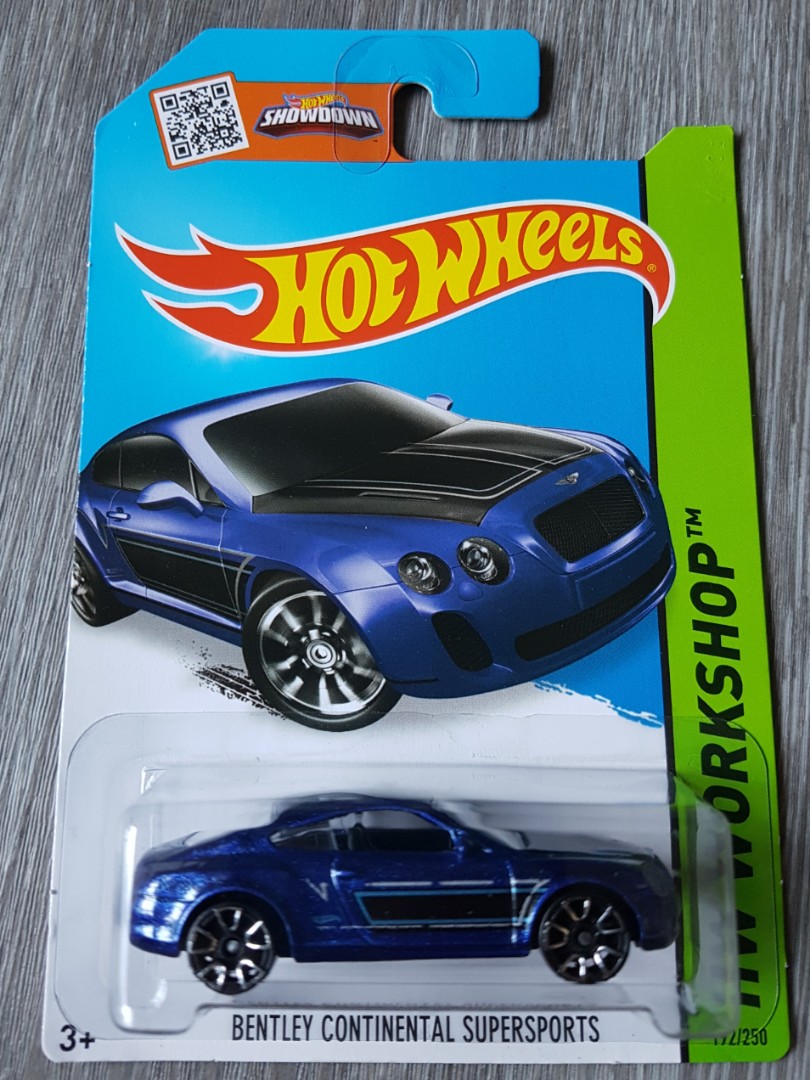 hot wheels bentley continental supersports