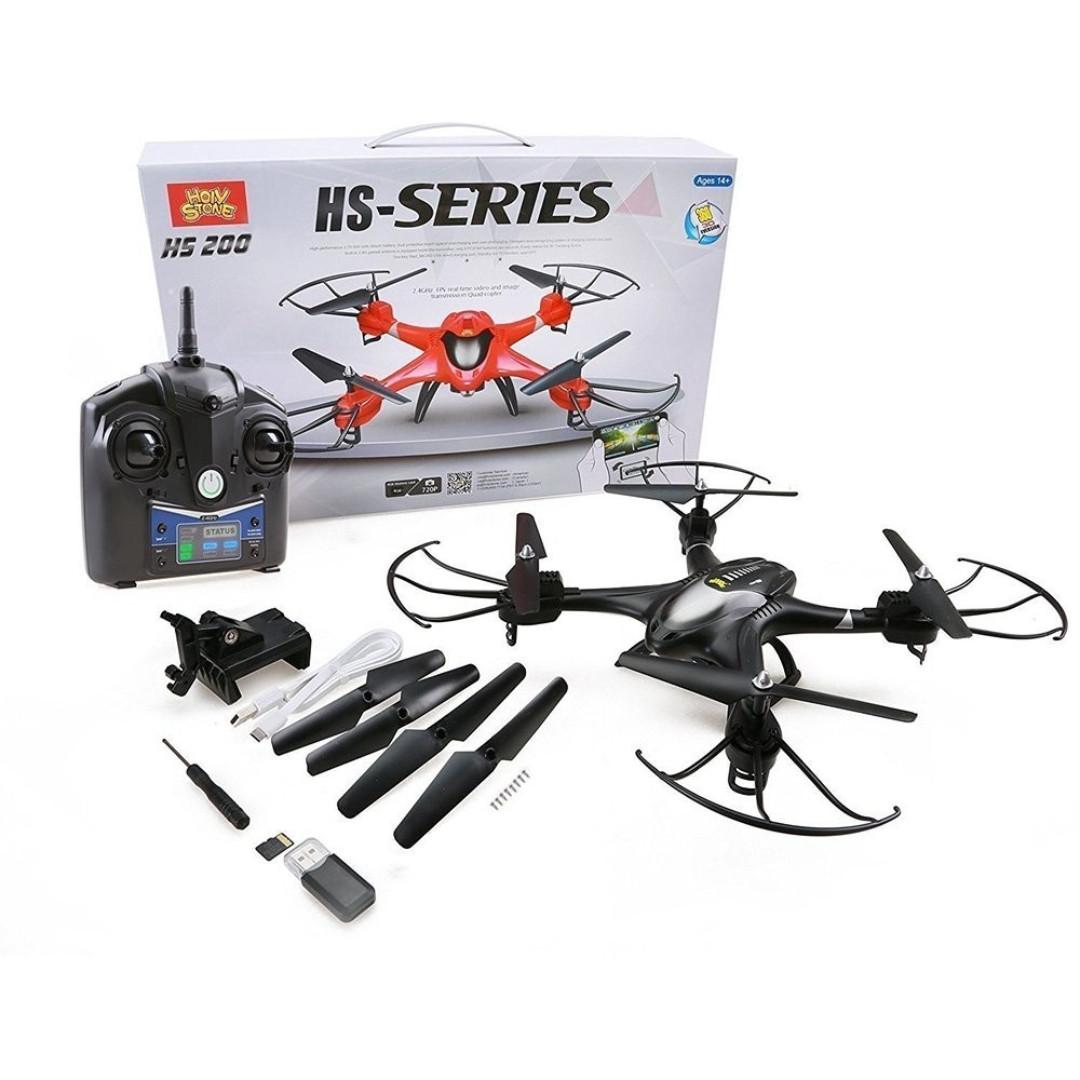 Holy Stone H-Series HS200 RC Drone with FPV HD Wifi Wireless Camera Live  Feed 2.4gHz, Photography, Drones on Carousell